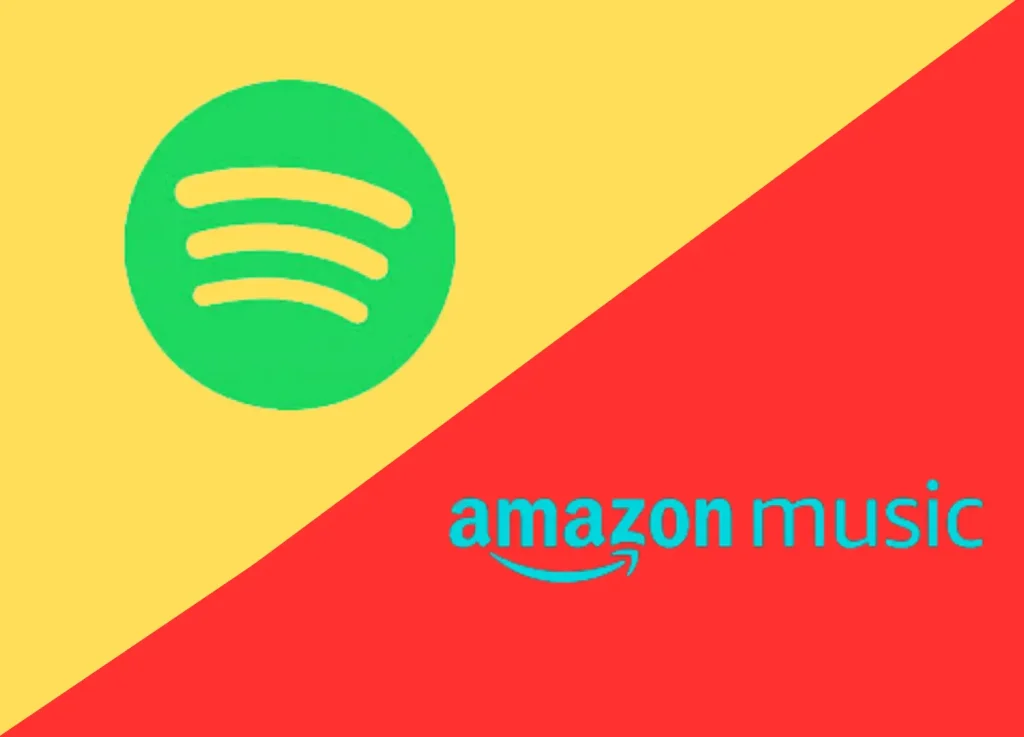 spotify vs amazon music logo